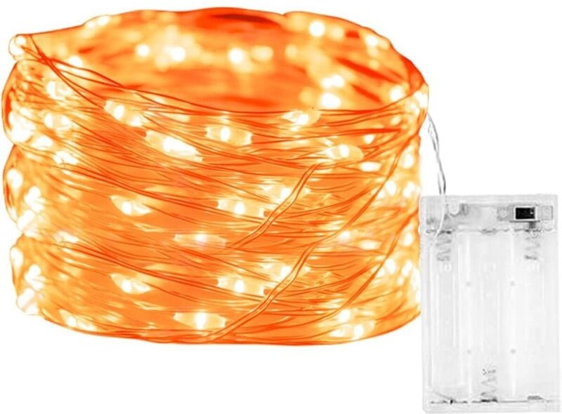 Halloween Lichterkette Dekorationen 3M 30LED Batteriebetriebene Lichterkette Wasserdicht für Außen Innen Weihnachtsbaum ...