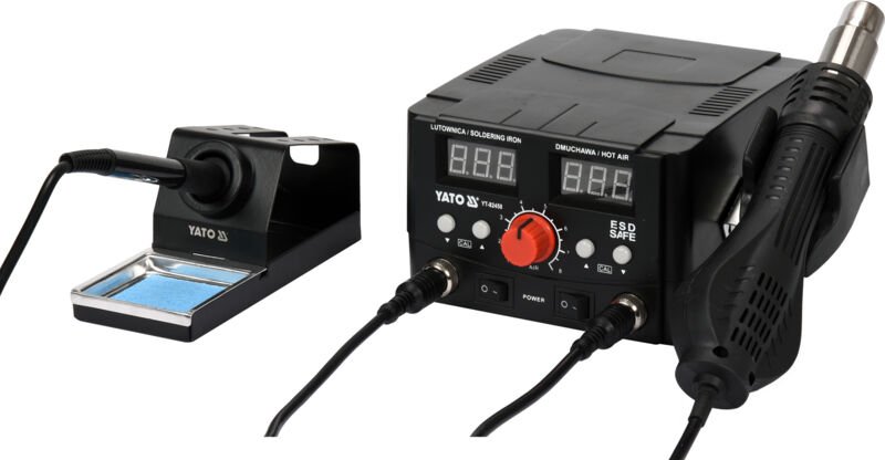 Digitale Lötstation 75w, Heissluft, Display - Yt-82458