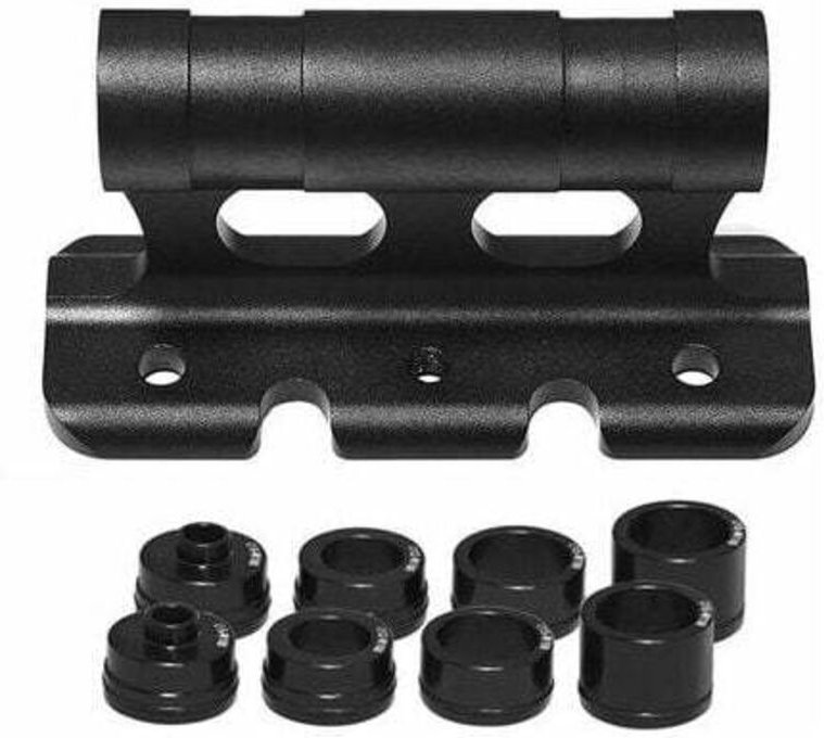 Lablanc - Anhängerzubehör, Fahrradgabelhalterung, Steckachsenhalter für 5 x 100 mm, 12 x 100 mm, 15 x 100 mm, 15 x 110 m...