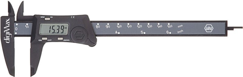 Messschieber digiMax® digital Ablesung 0,01 mm 150 mm (29422) - Wiha