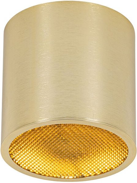 Design-Aufbaustrahler Gold GU10 111mm - Impact Honey