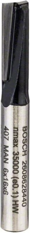 Bosch PRO Nutfräser, 6 mm, D1 6 mm, L 15,6 mm, G 48 mm