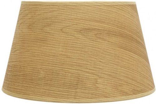 Fabrilamp - Lampenschirm salma e27 licht holz 45dx35dx30h konisch offen konisch