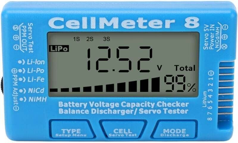 Testeur De Capacité Batterie Numérique Détecteur Balance Pour LiPo Servomoteur