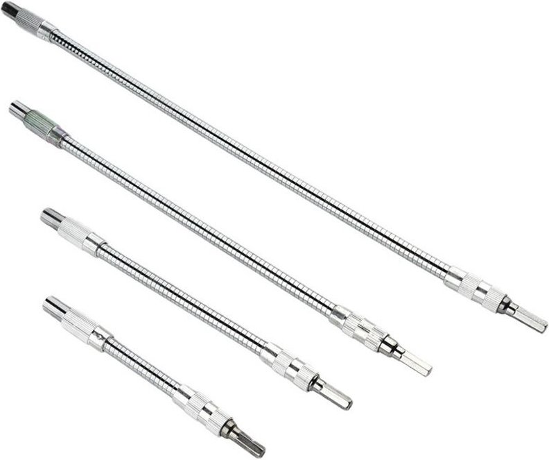 Linghhang - 150/200/300/400 mm) 4-teiliger flexibler Verlängerungsbithalter für Bohrschrauber