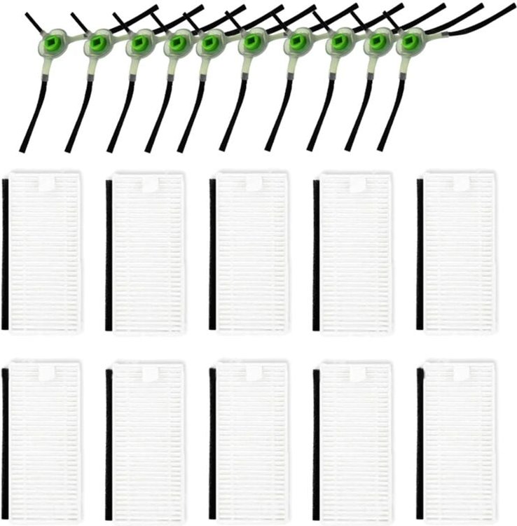 Für M201,U180 Ersatz Teile Zubehör Seite Pinsel Hepa-Filter