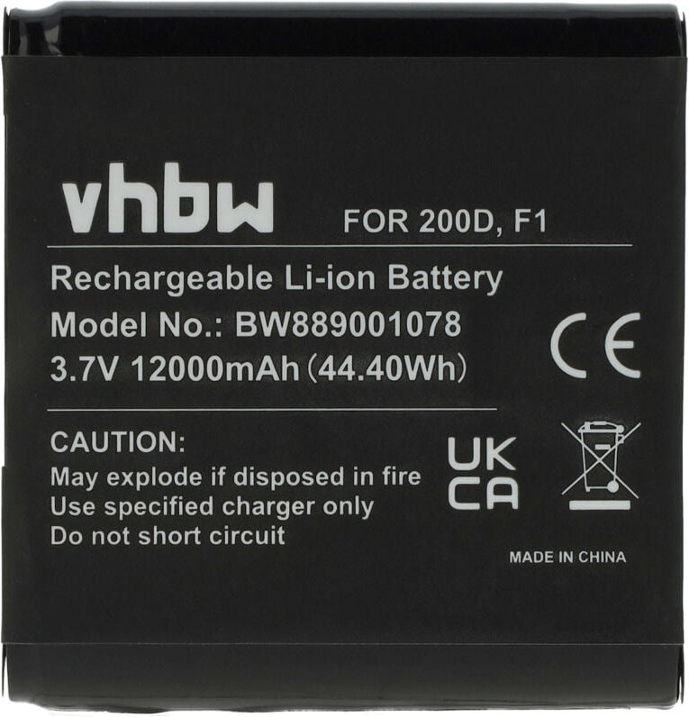 Vhbw - Akku kompatibel mit Pure Avalon N5 digital Radio (12000mAh, 3,7V, Li-Ion)