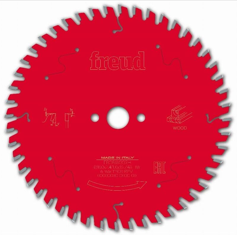 Sägeblatt für Handkreissäge Freud 160 2,4/1,6 AL16 Z48 ba 5° - F03FS09674 -FR06W002H