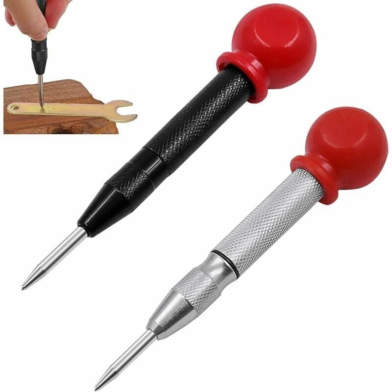Thumbnail - Automatischer Körnerschlag, 2 Stück, Triomphe, gefederter Körner, Markierungsstanzwerkzeug, einstellbarer automatischer ...