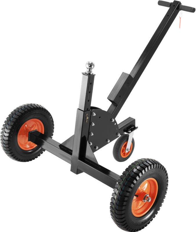 Verstellbarer Anhängerwagen von, 1500 lbs Tragkraft, 2-in-1-Transporter mit 23,6'-35,4' Höhenverstellung, 2'-Kugel, 16'-...