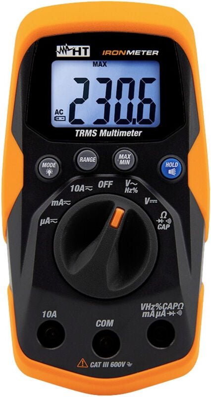 Thumbnail - Ironmeter Hand-Multimeter digital cat iii 600 v Anzeige (Counts): 4000 - Ht Instruments