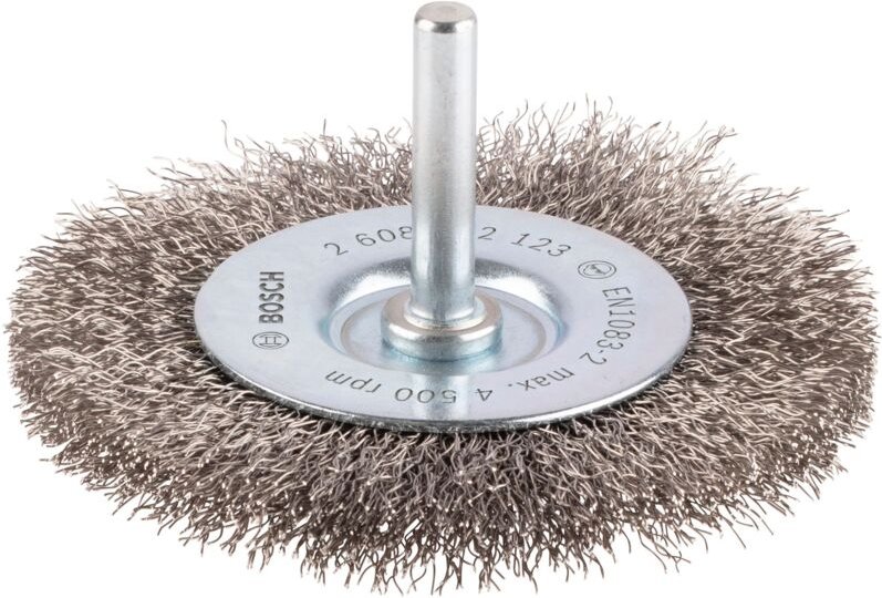 Bosch - Scheibenbürste gewellt rostfrei 80 mm 0,2 mm 4 mm 4500 u/ min