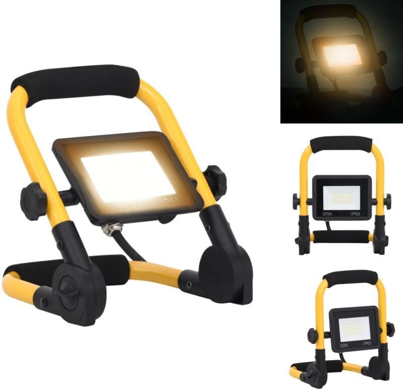 Flutlichter & Spotleuchten - Living LED-Fluter mit Handgriff 20 W Warmweiß