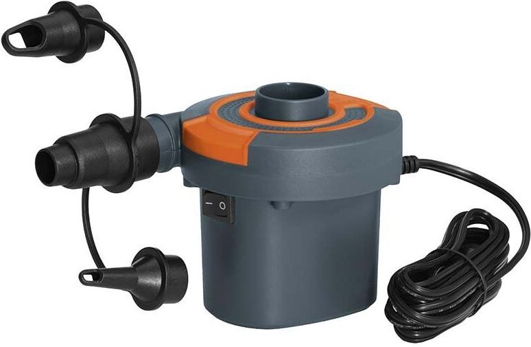 Elektrische Sidewinder 12V AC/DC Aufblasbare Pumpe - 3 Ventiladapter