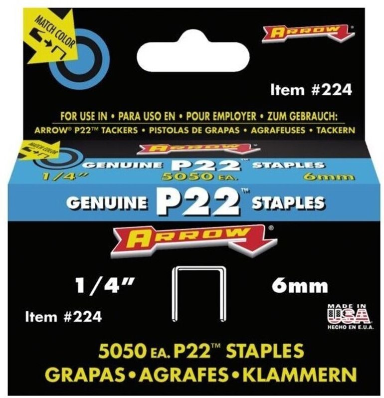 Klammern Arrow P22-8mm Box 5000225i