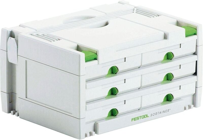 Sys 3-SORT/6 sortainer Systainer Werkzeugkoffer Organizer ( 491984 ) 395 x 295 x 210 mm 6 Schubladen - Festool