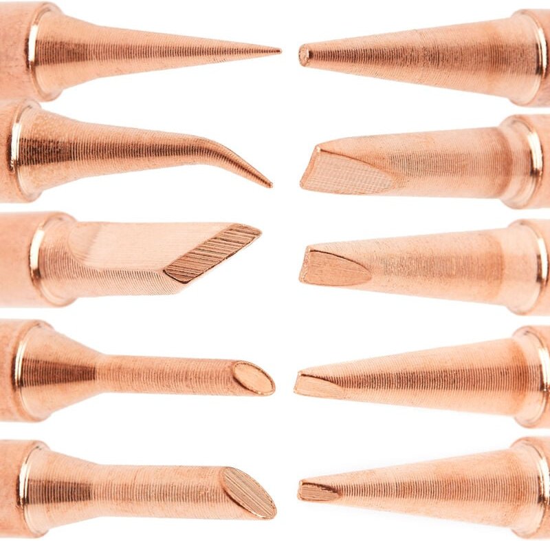 Spitzen für Lötstation 900M 10 Stück KUPFER Yihua