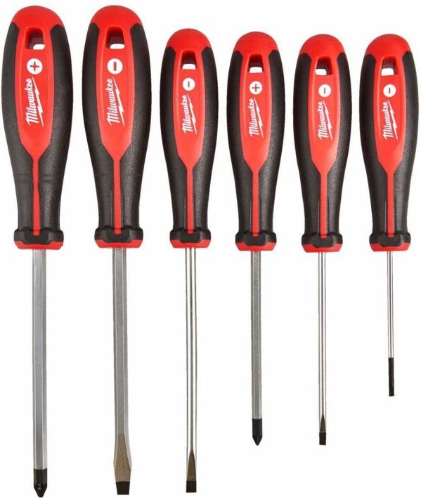 Milwaukee Schraubendreher Tri-Lobe 6-teiliges Set PZ/SL