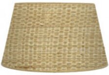 Lampenschirm salma e27 natur 15dx12dx13h konisch offen konisch