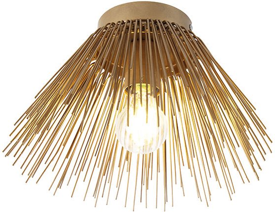 Art-Deco-Deckenleuchte Gold mit Lichteffekt - Broom