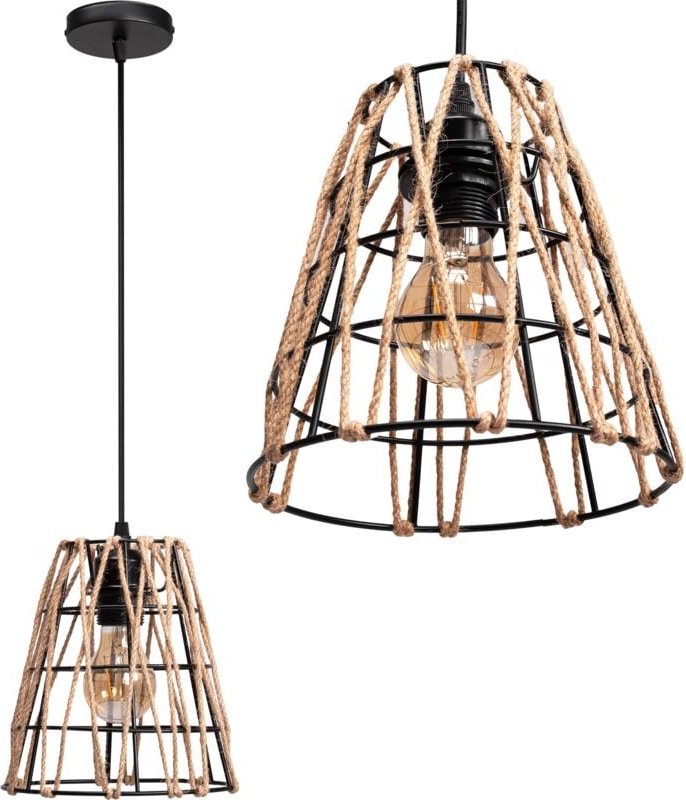 Toolight - lampe APP1318-1CP boho brown
