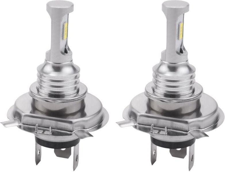 Tlily - 2X H4 9003 Hb2 6000K Super Weiß Csp Led Scheinwerfer Birne Kit Hohe Abblendlicht Canbus