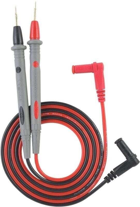 Multimeter-Messleitungssatz, 2-teiliges PT1006-Digitalmultimeter-Nadelspitzen-Messleitungskabel 20 A 109 cm Präzisions-M...