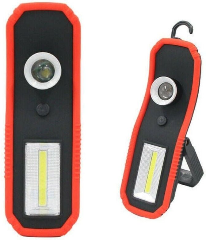 Trade Shop Traesio - Trade Shop - lampada torcia lavoro led magnetische calamita recaricabile mit HC-919 -