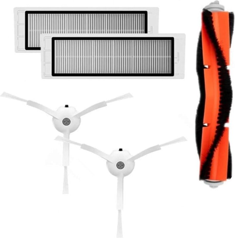 Staubsauger-Zubehörset, XIAOMI MI Roboter-Staubsauger-Zubehörset, Roboter-Staubsauger-Ersatzteile enthalten 1 Hauptbürst...
