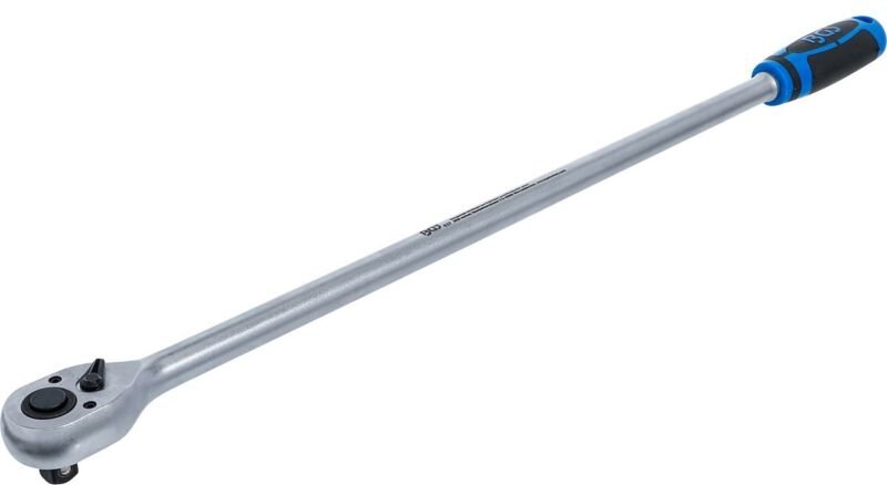 BGS Umschaltknarre extra lang Abtrieb Außenvierkant 12,5 mm (1/2") 605 mm - 637