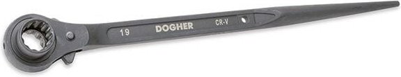 Dogher - Ratschenschlüssel für Gerüstbau 17-19mm 892-17-19