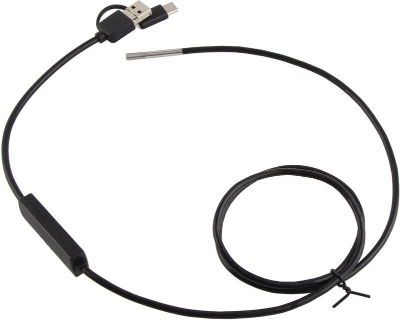 Eosnow 3 in 1 für Android typec Mobiltelefon 3,9 mm Objektiv High Definition wasserdichtes Endoskop (1 m Kabel)