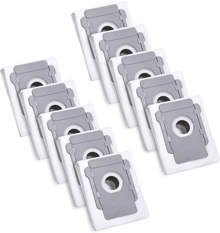 10 Staubsaugerbeutel für iRobot Roomba i7 i7+ i3 i3+ i4 i4+ i6 i6+ j7 j7+ i8 i8+S9 S9+ E5 E6 E7 Clean Base, Ersatz-Staub...