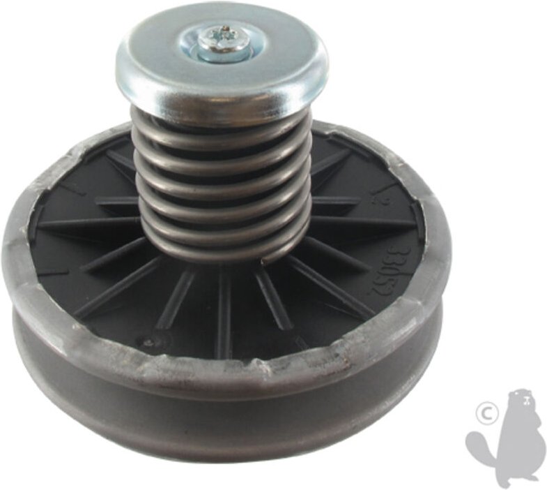 Umlenkrolle für Getriebegehäuse Mtd, Sabo, Stiga. Ø 74 mm. Ersetzt Original Sau13095, 122601932/0.