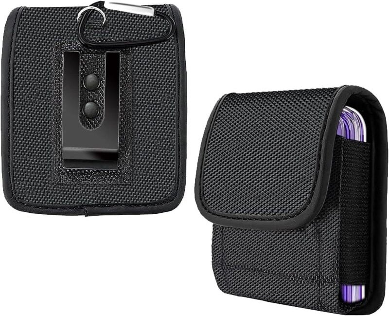 Schutzhülle mit Gürtelclip für Samsung Galaxy z Flip/Z Flip 5G/Z Flip 3 5G (Oxford Canvas) - Csparkv