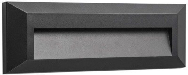 Arum Lighting - hill Außenwandleuchte Marking Schwarz 3,5W IP65 Farbtemperatur: Warmweiß 3000K