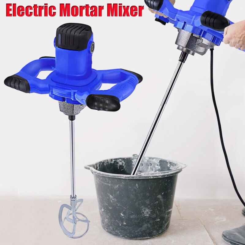 Dayplus - 2600w RüHrwerk MöRtelrüHrer RüHrgeräT HandrüHrwerk Industriemischer 6 Gears 230V