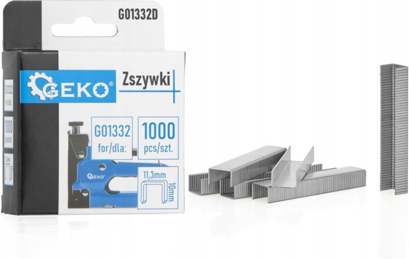 Geko Heftklammern Modell G01332 metallic 1000er Pack