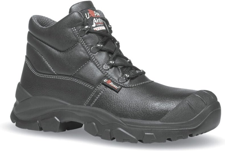Thumbnail - UPower Schnürstiefel EN20345 S3 src Jaguar uk Gr.41 Glattleder schwarz Kunststoffkappe