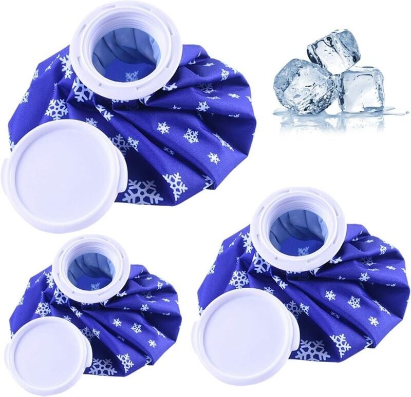ZVD - Ice pack, 3 piece ice pack, small reusable ice pack for pain relief (3 sizes)