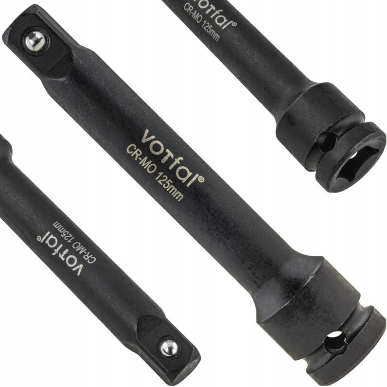 Impact-Verlängerung für Stecknüsse 1/2" 125 mm Schlagschlüssel-Stecknuss-Adapter CR-MO