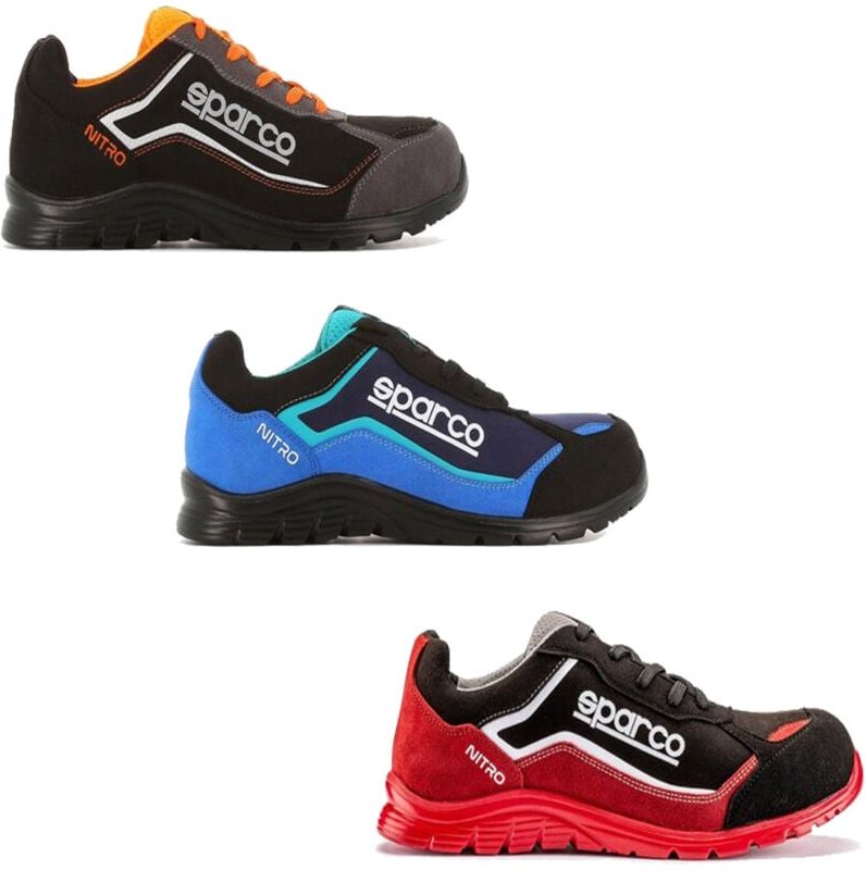Thumbnail - 07522NRAZ Nitro Petter esd S3 src Sicherheitsschuh, Blau/Schwarz, 43 - Sparco