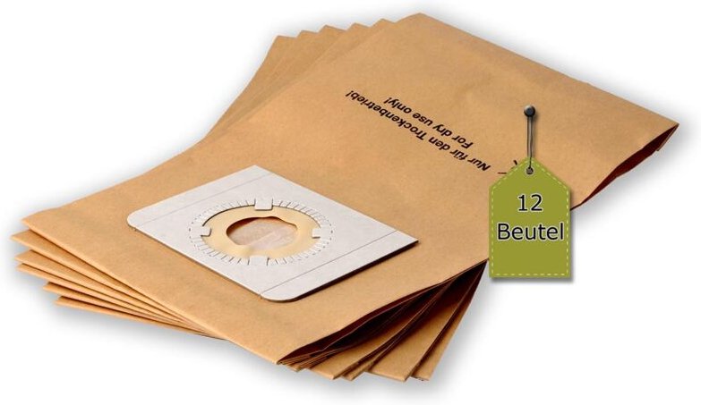 12 Staubsaugerbeutel kompatibel mit kärcher knt 4