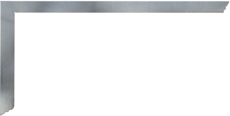 Zimmermannswinkel ohne Anreißlöcher Schienenlänge 1000 mm - Stubai