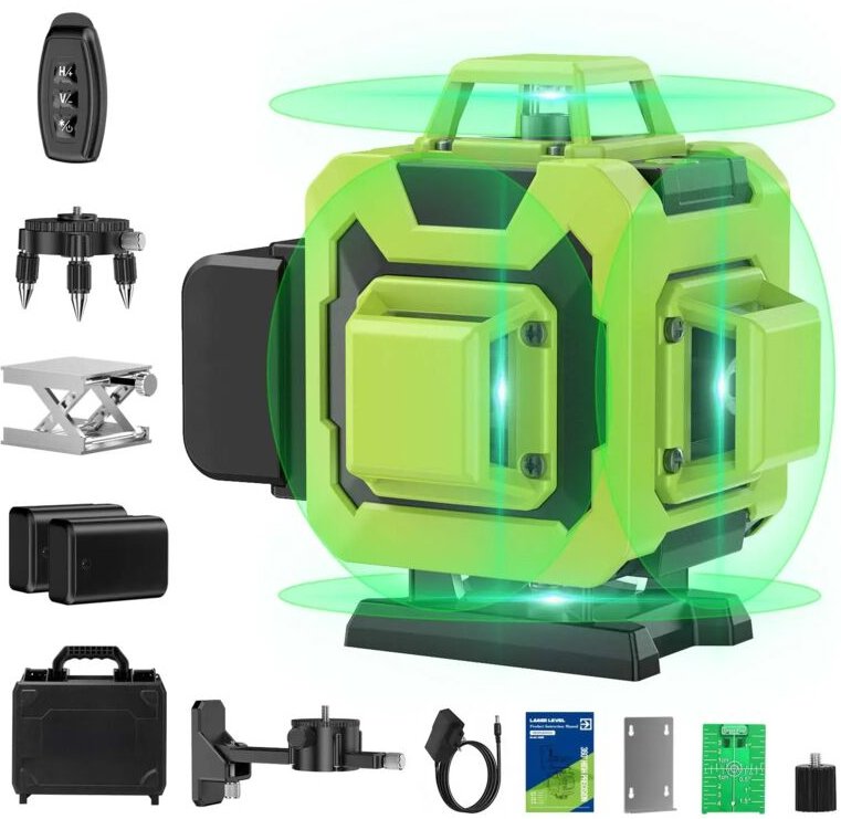 Profi-Laserlevel selbstnivellierend 360° mit IP54