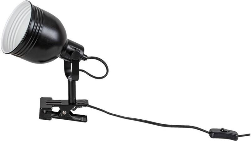 Industrielle schwarze E14 Flint 3092 Rabalux Klemmnachtlampe