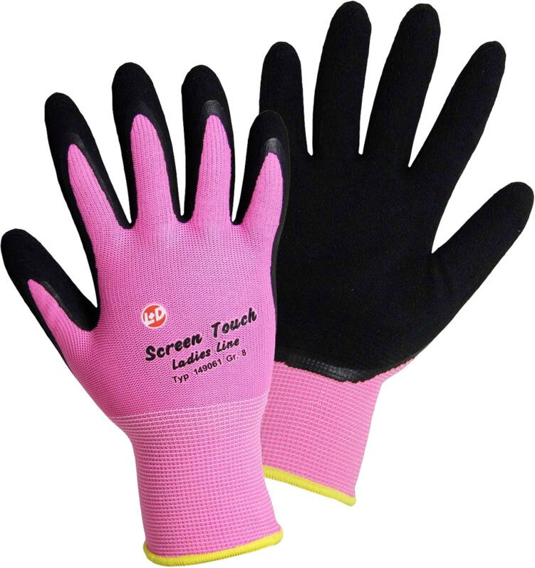 Thumbnail - Leipold+dohle Gmbh - Leipold Doehle screen touch 149061-7 Latex Feinstrickhandschuhe Größe (Handschuhe): 7 cat i 1 Paa