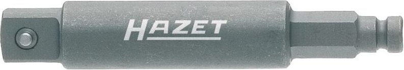 Schlag-, Maschinenschrauber Adapter, Sechskant massiv 8 (5/16), Vierkant massiv 10 mm (3/8) - Hazet