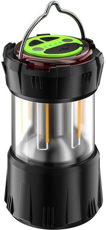 Gotrays - Campinglicht, per usb wiederaufladbare LED-Campinglaterne, batteriebetriebener Suchscheinwerfer, 9 Beleuchtung...