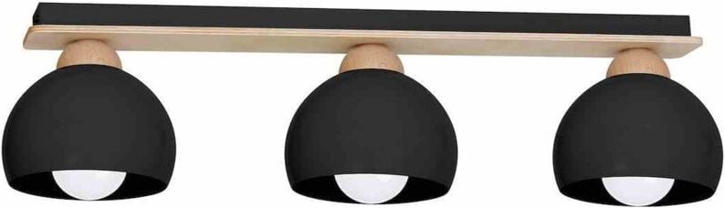 Deckenleuchte DAMA BLACK 3xE27
